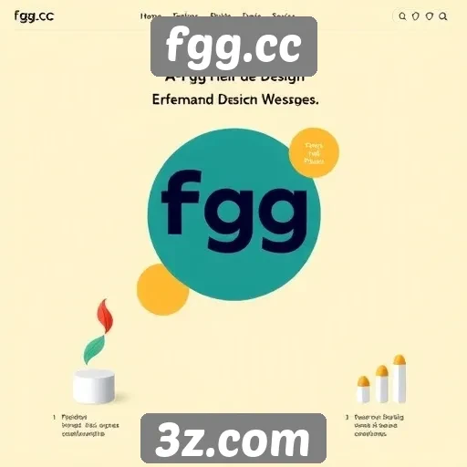 Tendências de design no site fgg.cc