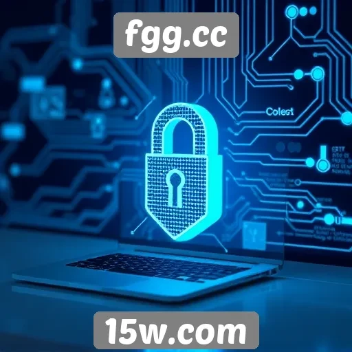 Foco em segurança digital do site fgg.cc